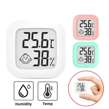Digitales LCD-Thermometer, Hygrometer, Innenraum, Mini, elektronisches Temperatur- und Feuchtigkeitsmessgerät