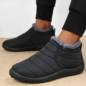Männer Stiefel Slip Auf Winter Schuhe Für Männer Stiefeletten Winter Booties Für Männer Pelz Schuhe