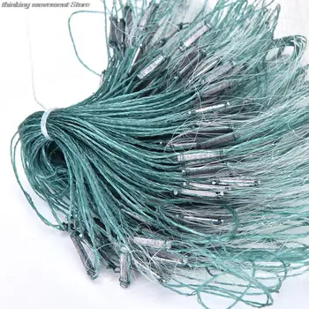 25 m 3 Schichten Monofilament leichtes Gill Fischernetz mit Float Fish Trap Angelteilen