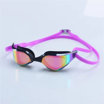 Professionelle Anti-Beschlag-Schwimmbrille, Schwimmbrille, galvanisiert, wasserdichtes Silikon, Lunettes De