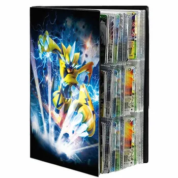 9-Taschen-Kartenalbum-Ordner mit Anime-Cover, Sammelmappe, geeignet für Pokémon, YuGiOh, TCG-Spiele, Sport