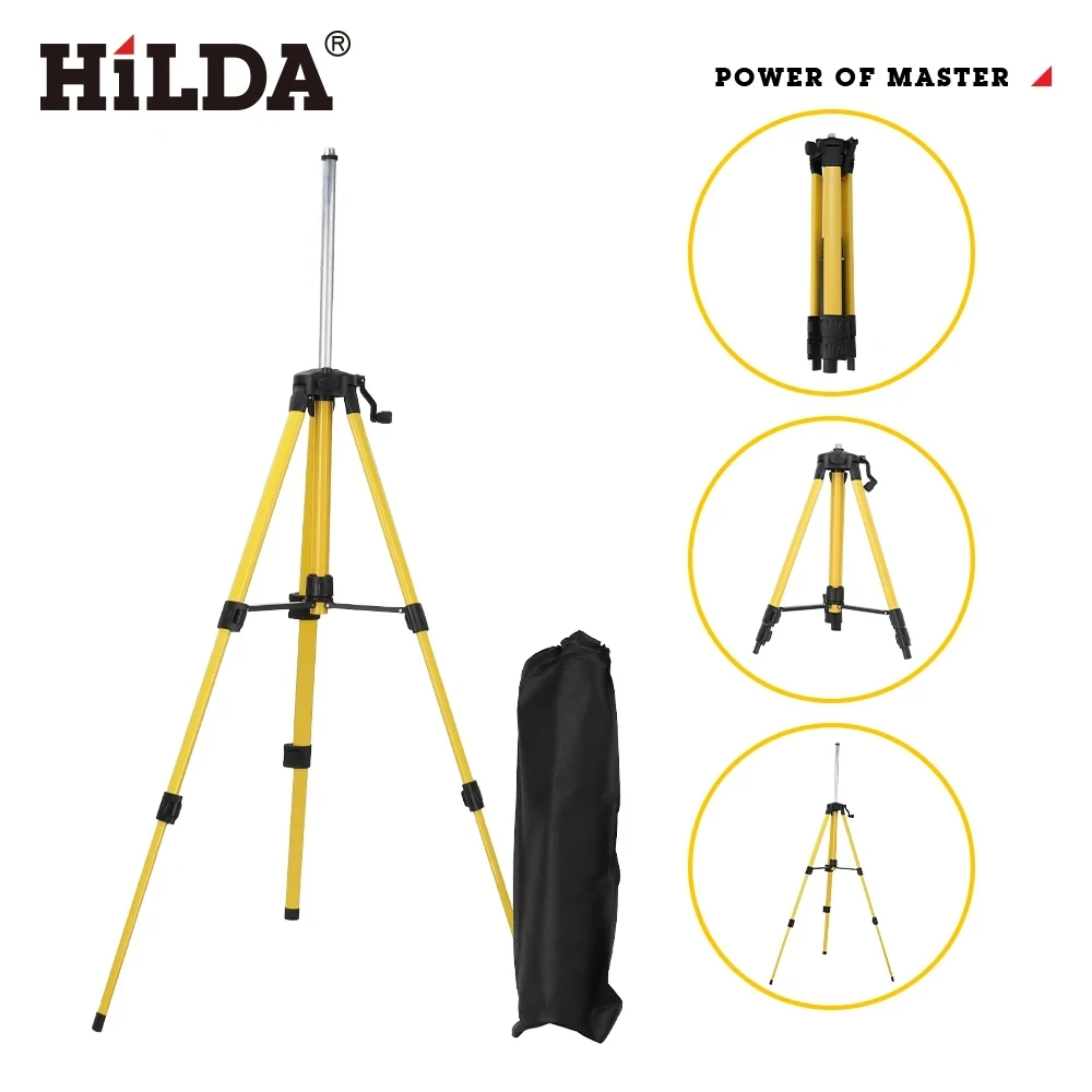 HILDA Laser-Nivellierstativ, 1,2 m/1,5 m, 5/8 Zoll – Bild 3