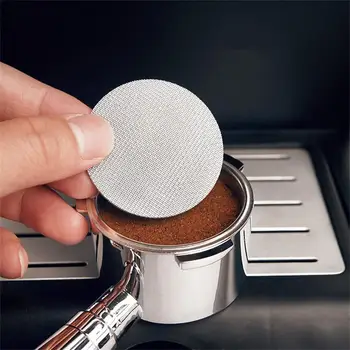 Edelstahl 51/53,3/58 mm Bildschirm Metall Kaffee Espresso wiederverwendbarer Filter für 51/54/58 mm Siebträger