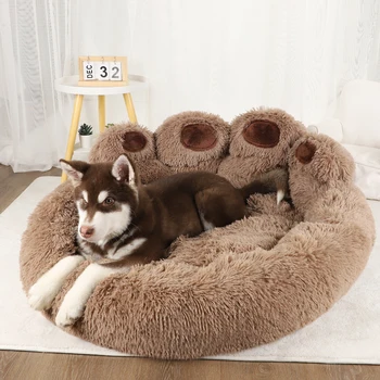 Flauschiges Hundebett, Winter, warm, große Haustierprodukte, kleine Sofakörbe, Haustiere, Zwingermatte