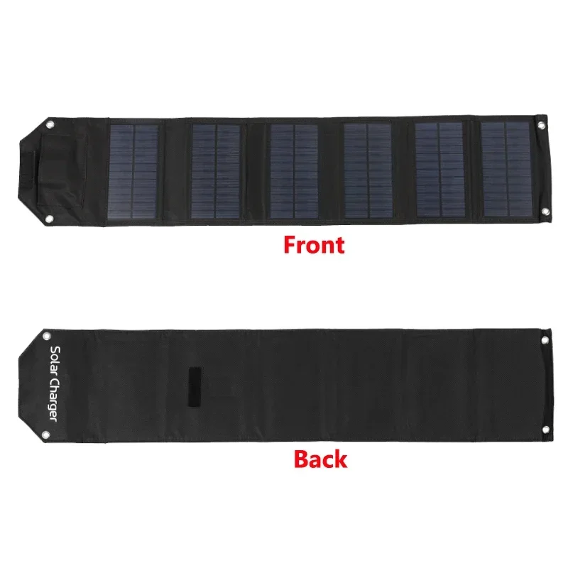 60W 80W 100W faltbares Solarpanel 5V USB tragbare Falttasche – Bild 2