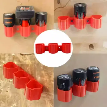 Batterie-Aufbewahrungshalter für Makita, Bosch, Milwaukee 10,8 V 12 V Batterien, Wandhalterung