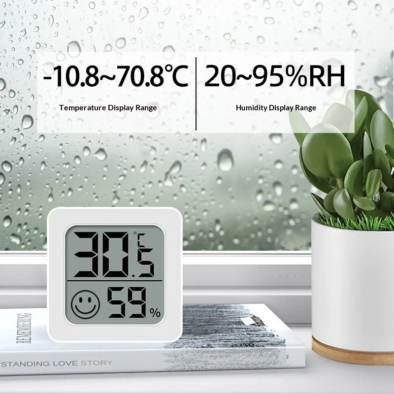 1/3 Stück Mini LCD Digital-Thermometer Hygrometer Innenraum – Bild 3