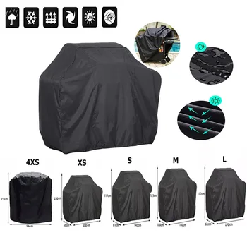 5-Größe BBQ Grill Grillabdeckung Anti-Staub Wasserdicht Weber Heavy Duty Charbroil BBQ Abdeckung Outdoor