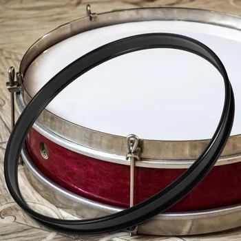 Trommelzubehör 16-Zoll-Trommelreifen aus Metall für Snare- und Bassdrums, DIY-Trommelring, Schlaginstrumente