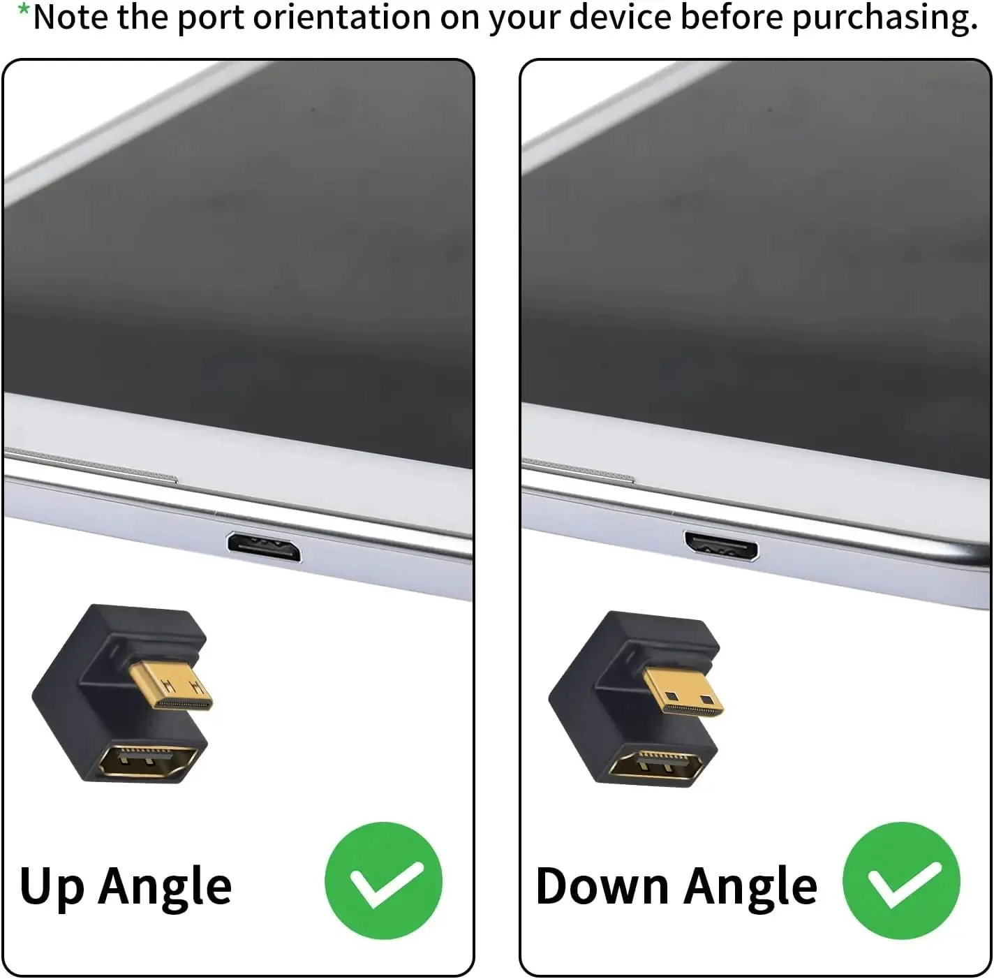 8K UHD U Form 180 Grad HDMI-kompatibel 2,1 Adapter Up Down – Bild 5