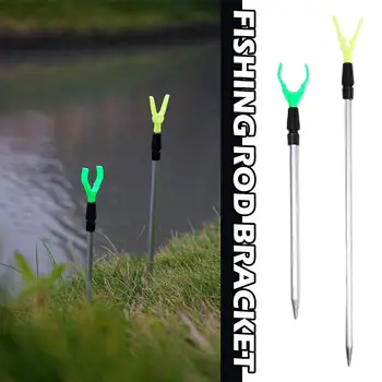 50/80cm Angelbank stock verstellbare ausziehbare Ruten auflage Teleskop-Angelst änder halter Angelrute
