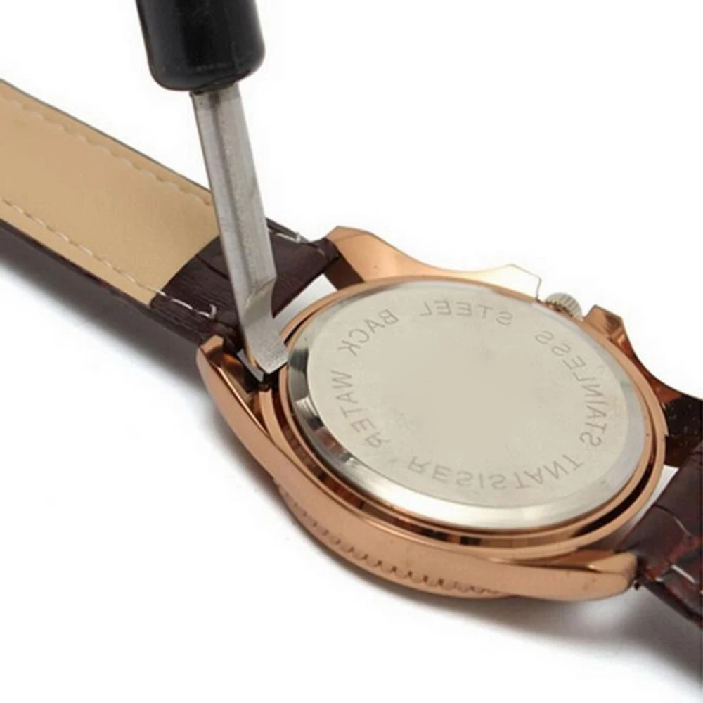 Uhr Reparatur Werkzeug Uhr Fall Öffner Messer Zurück