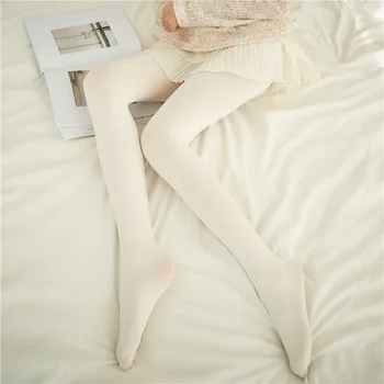 Frauen Lolita Weiß Japanischen Stil Süße Strumpfhosen Kawaii Strumpfhosen Für Mädchen Nylon Strümpfe Ballett