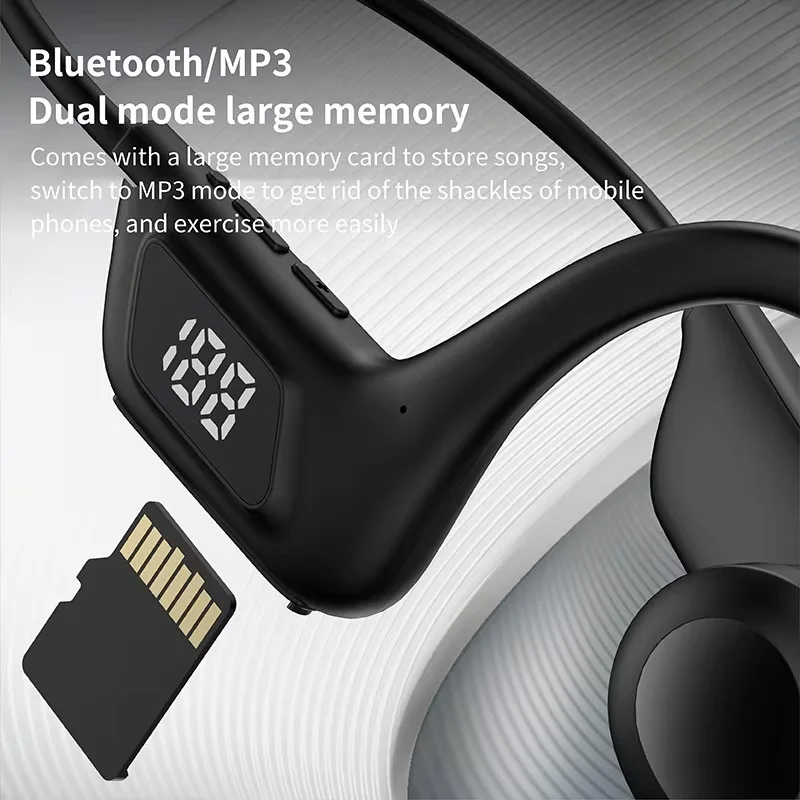Drahtlose Kopfhörer Knochen Leitung Sport Schwimmen Bluetooth – Bild 5