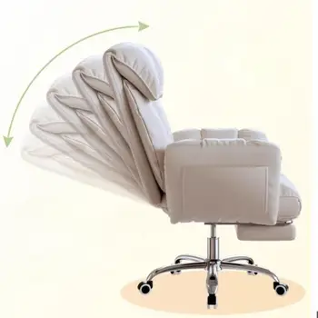 Bürostuhl, Computerstuhl, Schreibtischstuhl, Liegestuhl für Lesezimmer, Arbeitszimmer, Herrenschlafzimmer