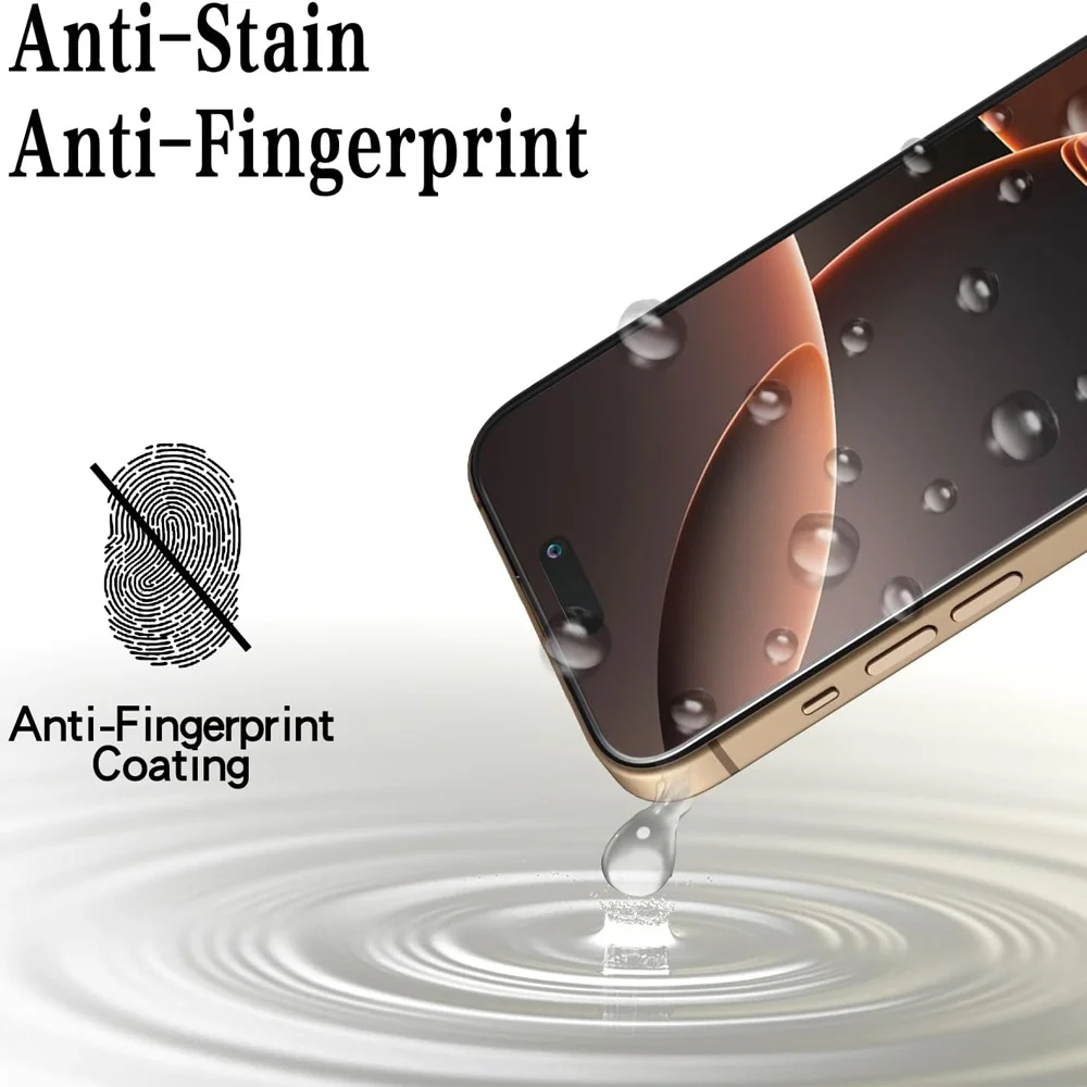 1~5 Stück HD Schutz glas für iPhone 16 17 Pro Max 17e 16e 15 – Bild 5