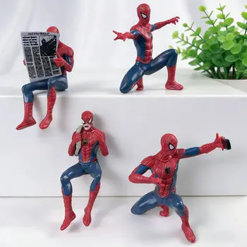 Superhelden-Actionfigur (7-9cm), Anime-Sammlerstück Mini-Modellfigur, Geschenk für Fans