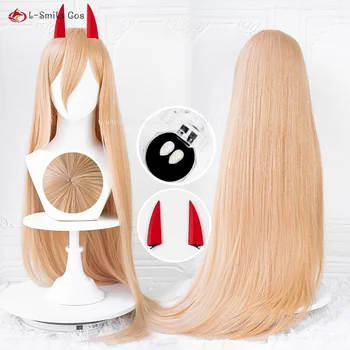 Anime Power Cosplay Perücke 100 cm Lange Orange Perücken Für Frauen Cosplay Anime Cosplay Perücke