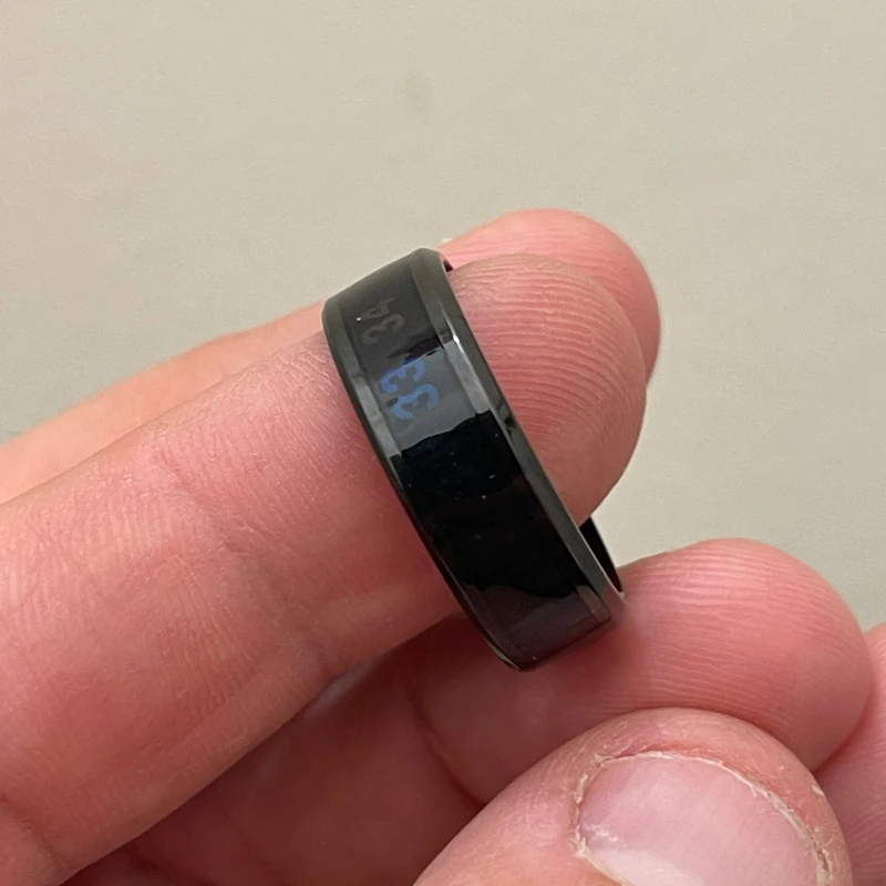 Intelligenter Multifunktionsring aus Edelstahl für Paare – Bild 5