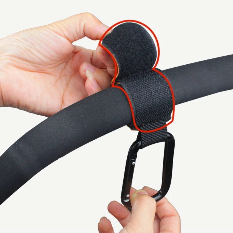 Universelle Kinderwagen-Haken-Clips, Robuster Hängeorganizer – Bild 6