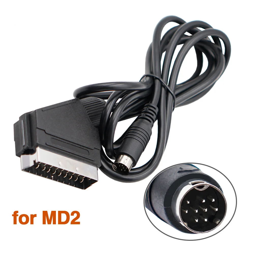 1,8 m RGB-Scart-Kabel für PS2/PS1/PS3/SEGA Mega Drive1/MD2/DC – Bild 4