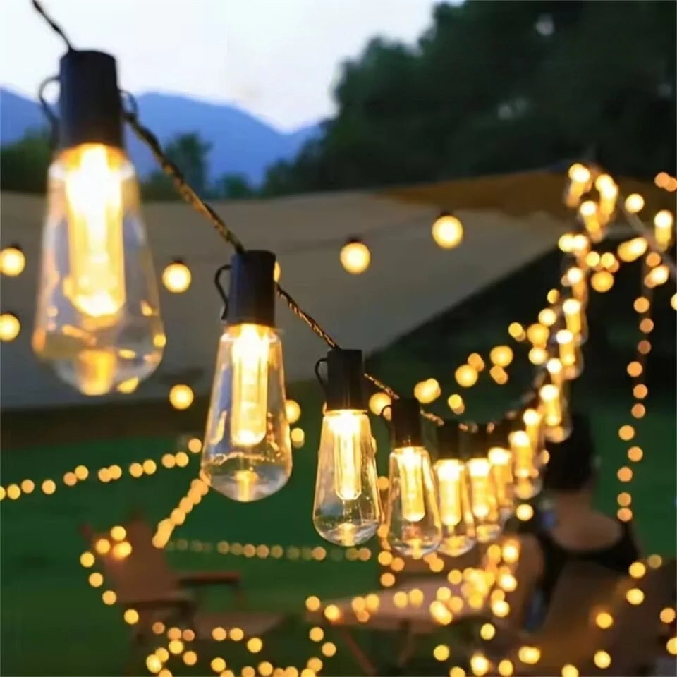 1PC Solarlampen Lichterketten, wasserdichte Gartenlampen für – Bild 2