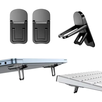 Verstellbare Riser-Kühlhalterung, geeignet für Laptops, Tablets, faltbare Laptop-Halterungen (2 Stück)