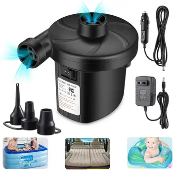 Tragbare elektrische Luftpumpe, Hochdruck-Schnell-Inflator, Deflator für Luftmatratze, Schlauchboot, Pool