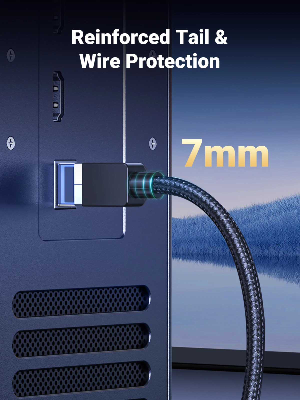 Geschirmtes Cat 8 Netzwerkkabel RJ45, 40 Gbit/s, 2000 MHz – Bild 4