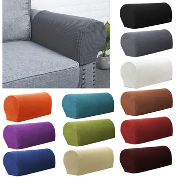 Sofa Armlehne Abdeckungen Fleece Premium Armlehne Abdeckungen Dehnbar Stuhl Sofa Couch Arm Schutz (2 Stück)