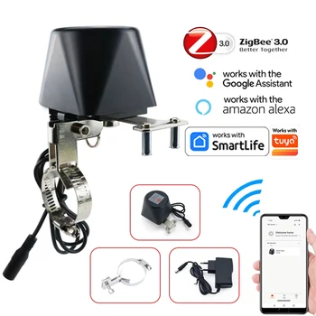 Kompatibel mit TUYA APP Zigbee Smart Gasventil WLAN Garten-Wasserabsperrventil Timer Bewässerungssteuerung