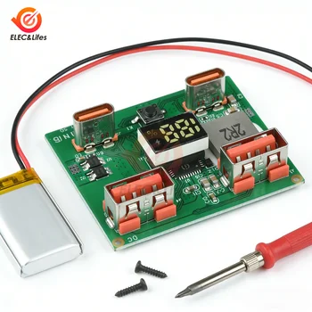 22,5 W IP5356 Schnelllademodul Power Bank DIY Kit mit PD QC VOOC Multi-Protokoll-Unterstützung zum Laden