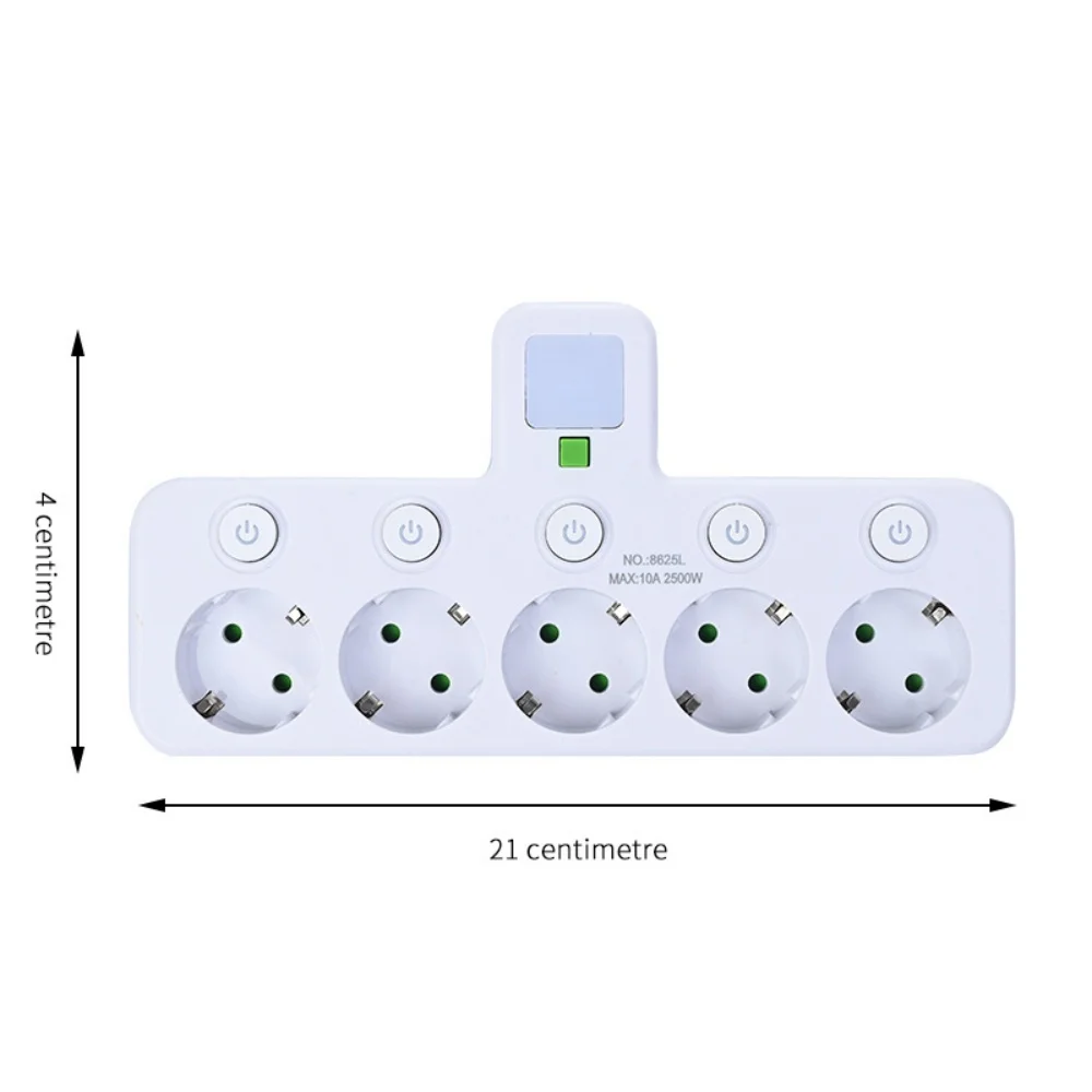 EU Stecker 3/4/5 AC Steckdose Power Streifen Multiprise – Bild 6