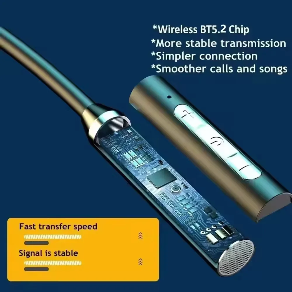 Drahtlose Bluetooth-Kopfhörer, Nackenbügel-Kopfhörer, Gaming – Bild 4