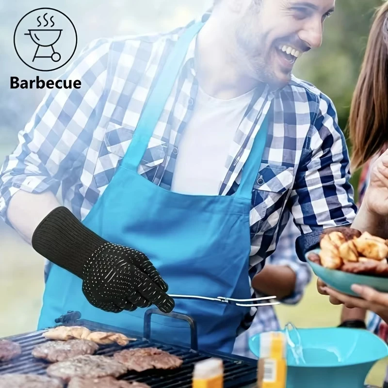 Einteilige Grillhandschuhe, hohe Temperaturbeständigkeit – Bild 2