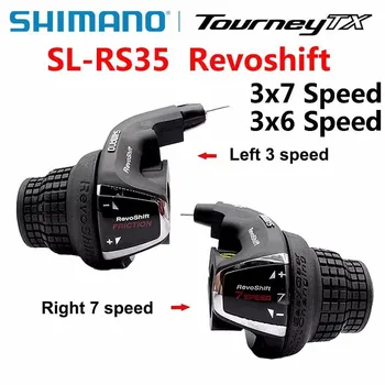 Shimano Tourney SL RS35 Revoshift Griff Fahrrad-Drehhebel 3*6s 3*7s 18S 21s Fahrradkombination mit Griffen