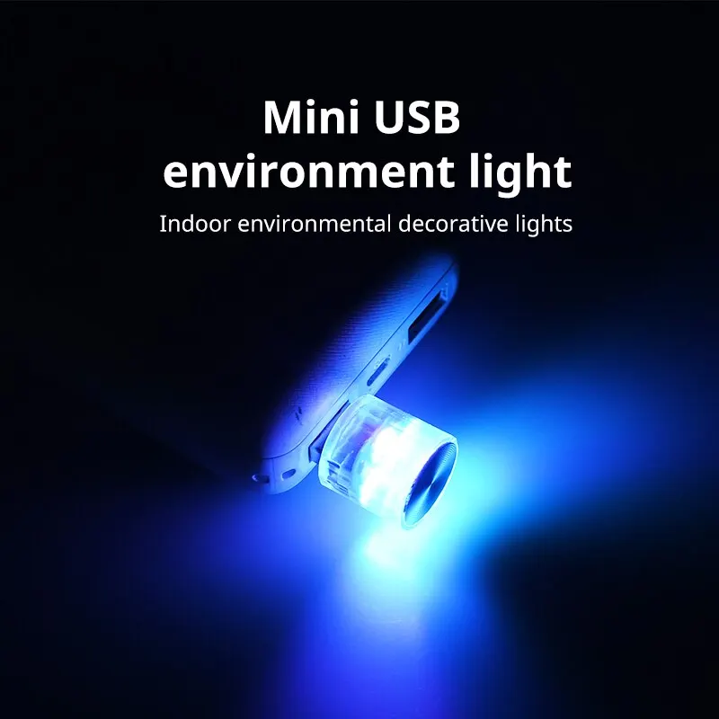 Auto Mini USB LED Umgebungs licht dekorative Atmosphäre – Bild 2