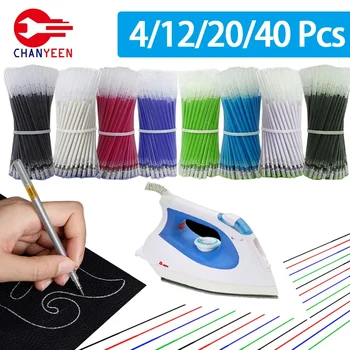 Hohe Temperatur Verschwinden Stoff Marker Stift Löschbaren Nachfüllen Stifte Für Patchwork Stoff PU Leder Mark