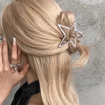 Hohlstern-Haarklammern Süßer Cooler Charme Trendige Haarspangen für Frauen Mädchen Y2k Haaraccessoires