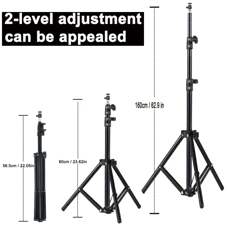 DITONG Ausziehbare 160 cm Projektorhalterung Reisestativ – Bild 3