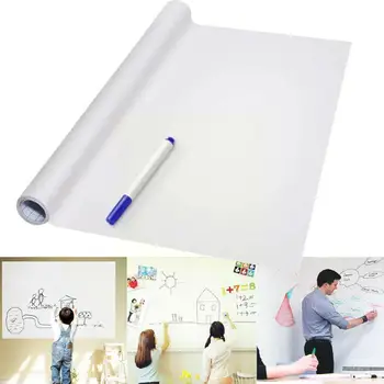 Lösch bare Whiteboard Tafel Aufkleber PVC Lehre Wand kleber Tafel Whiteboard Graffiti Bildung Whiteboard