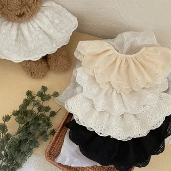 Baby Lätzchen Spitze Baby Zubehör Koreanische Kinder Spitze Kragen Nette Hohle Weibliche Baby Lätzchen Schal