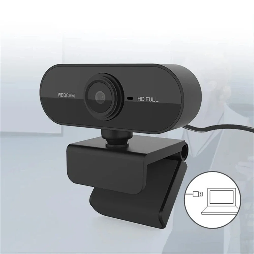 USB-Webcam bis 2K mit Mikrofon und Abdeckung – Bild 3