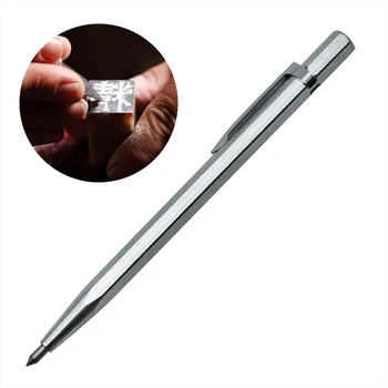 Diamant-Metall-Marker Gravurstift mit Wolframkarbid-Spitze für Glas, Keramik, Metall, Holz Gravur Handwerkzeug