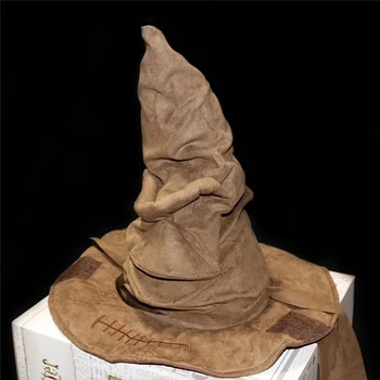 Mode Filme Hexe Zauberer Hut Potters Sortierung Hut Leder Halloween Party Requisiten Dress Up Hut Männer