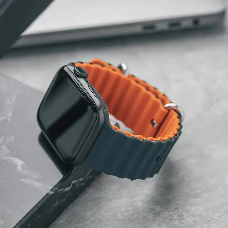 Ocean Strap für Apple Watch Band 44 mm 40 mm 45 mm 41 mm 49 – Bild 2