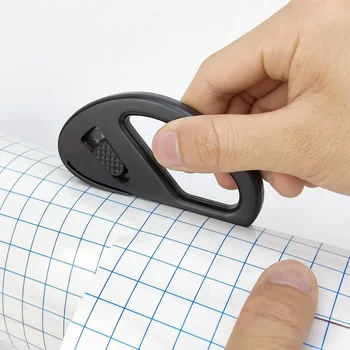 Leicht zu klebender Geschenkpapierschneider, sicheres Rasierklingen-Design, geeignet, ideal