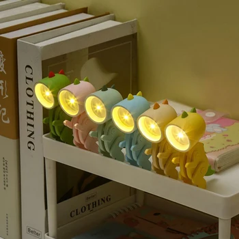 LED Nachtlichter Batterie Magnetische Klapp Nächte Lampe Schlafzimmer Nachttisch Ornamente Kinderspielzeug
