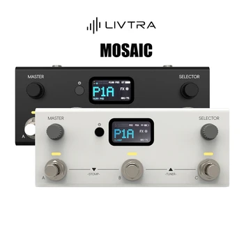 LIVTRA MOSAIC Multi-Effektprozessor Effektpedal AI Stem Separation Effektor 8+1 Module NAM für Akustik