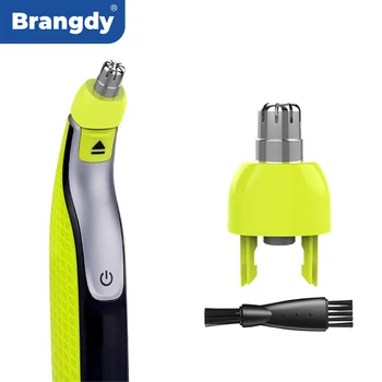 Brangdy Ersatzköpfe für Nasenhaarschneider, kompatibel mit Philips OneBlade QP2520 QP2630 QP6520 QP6530